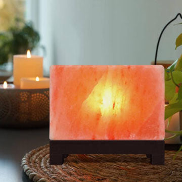 Himalayan Rock Salt Lamp – Rectangular Shape